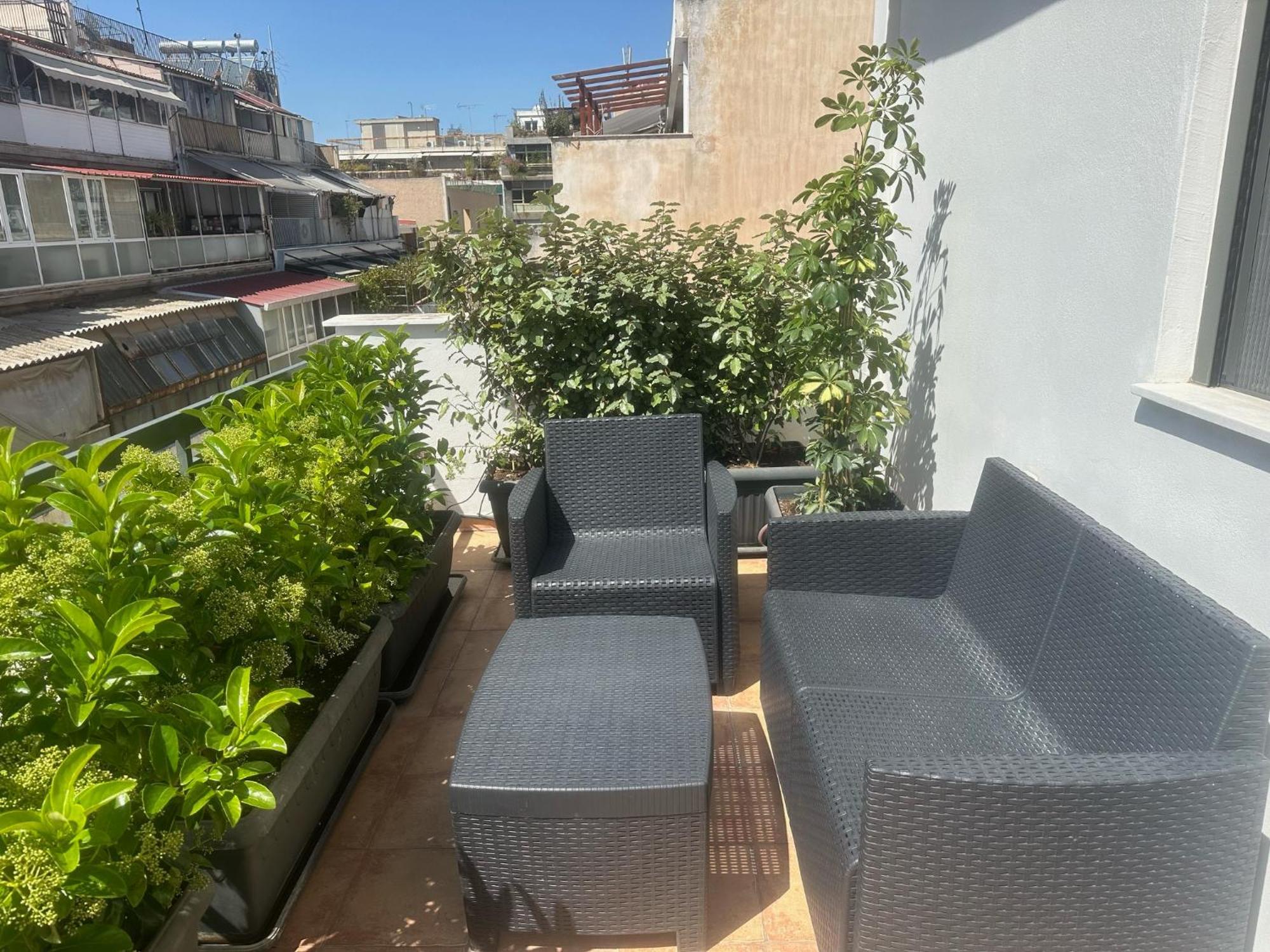 Emily In Athens - Central Chic Flat With Terrace Syntagma E1 Kültér fotó